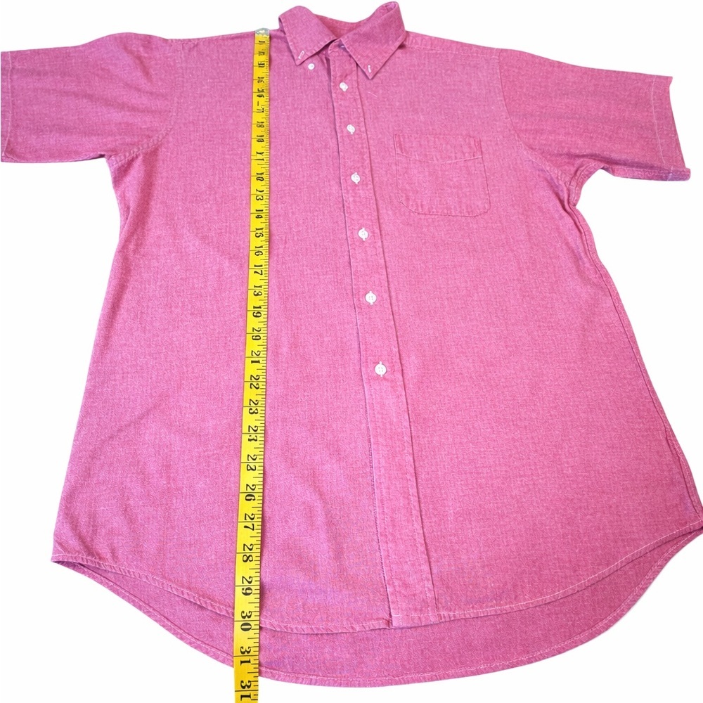 Brooks Brothers Red Button Down Shirt Mens Medium Cotton USA Classic - Picture 5 of 8